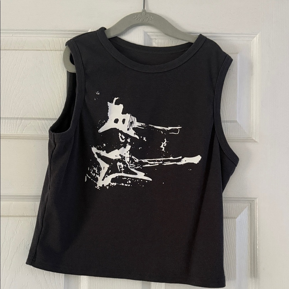 Women’s Guitar Crop Top Tank
